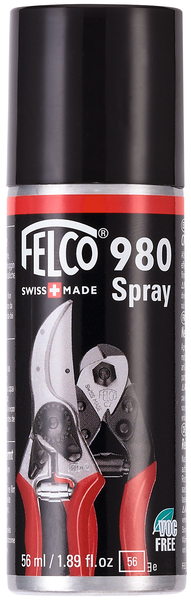 Felco 980 vedligeholdelses spray, renser, smører og beskytter, alle skærehoveder.