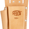 Felco 910+ med bæltestrop og clips. Med plads til sliber
